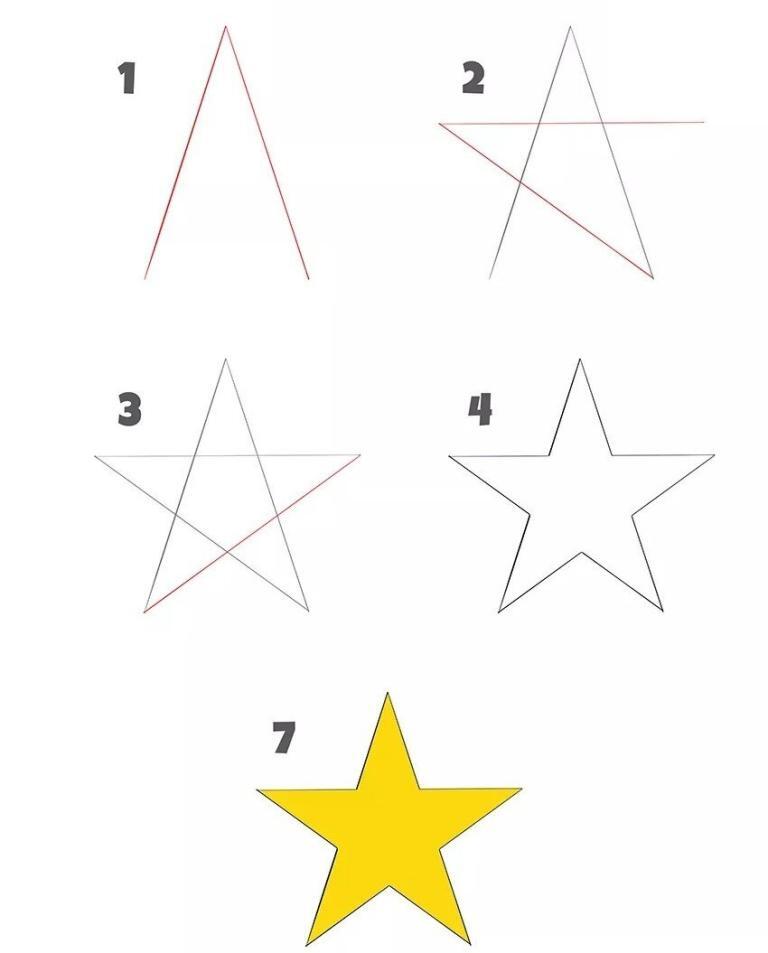 Belle Vous 3 Pak Iriserend Vouwbare Kerstmis Sterren - 3 Verschillende Maten - Plastic 3D Ster Ideaal voor Huis Decoratie Tijdens Kerst, voor Kerstbomen, Ramen, Bruiloften of DIY Hobby