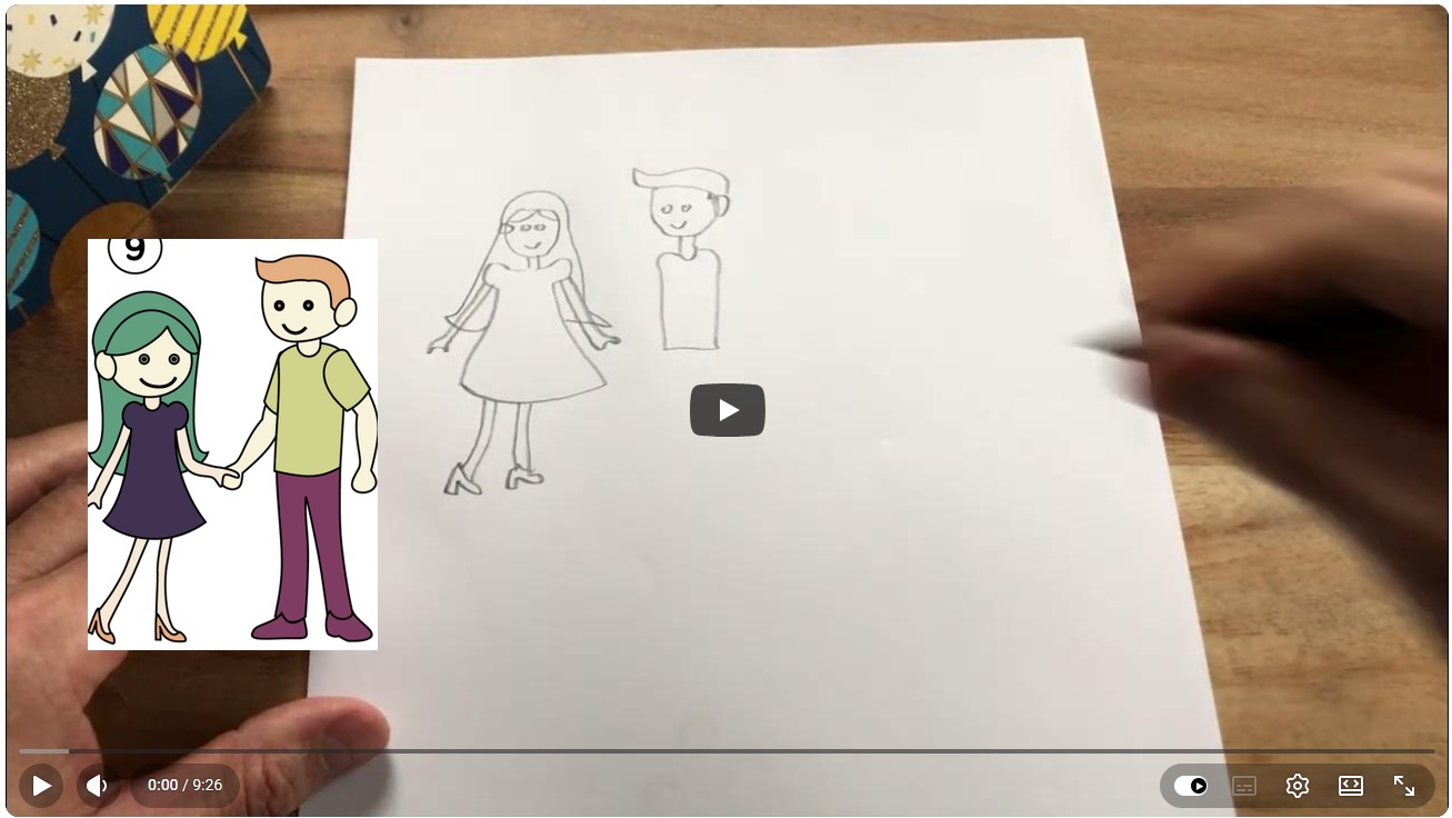 Hoe stap voor stap mensen tekenen thumbnail