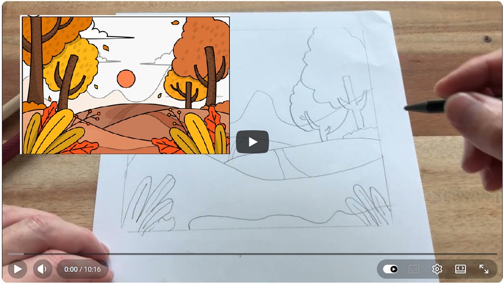 Hoe stap voor stap een jungle tekenen thumbnail