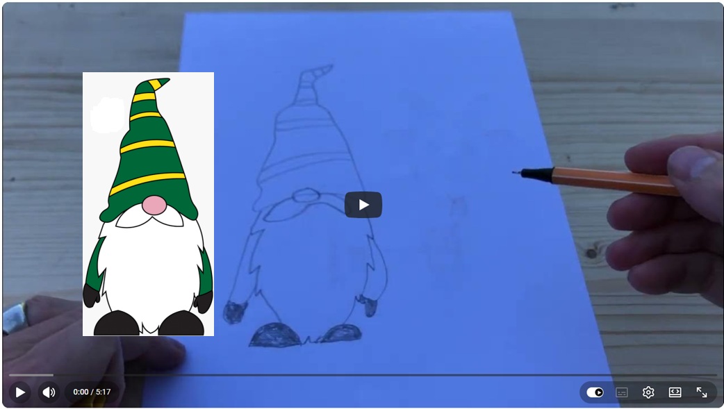 Hoe stap voor stap een kabouter tekenen thumbnail